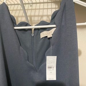 Gray work dress- from the loft - size 18